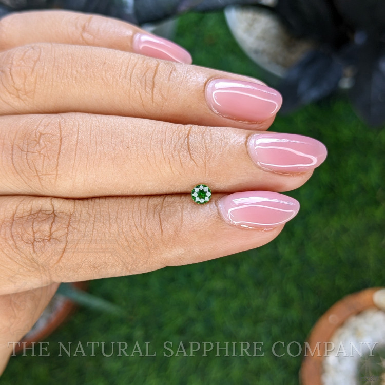 0.18 Ct. Tsavorite Garnet from Tanzania