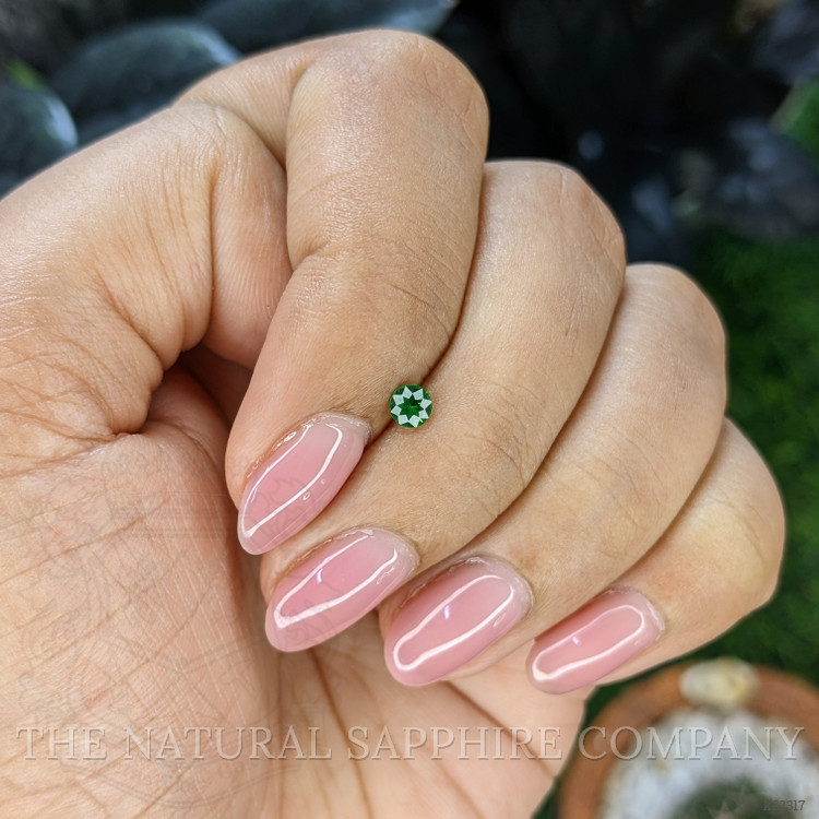 0.18 Ct. Tsavorite Garnet from Tanzania