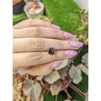 2.26 Ct. Red Cabochon Almandine Garnet from Ceylon (Sri Lanka) Life Style