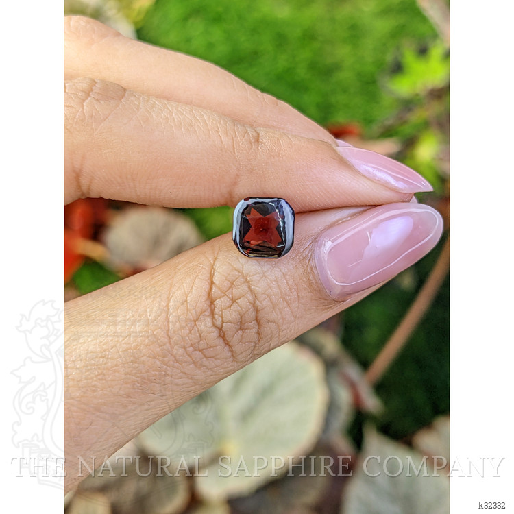 2.26 Ct. Red Cabochon Almandine Garnet from Ceylon (Sri Lanka)