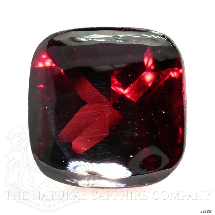 2.42 Ct. Red Cabochon Almandine Garnet from Ceylon (Sri Lanka)