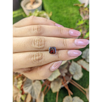 2.42 Ct. Red Cabochon Almandine Garnet from Ceylon (Sri Lanka) Life Style