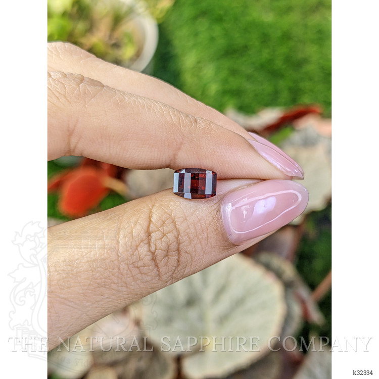 1.69 Ct. Red Almandine Garnet from Ceylon (Sri Lanka)
