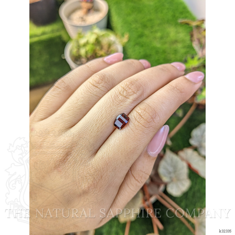 1.62 Ct. Red Almandine Garnet from Ceylon (Sri Lanka)