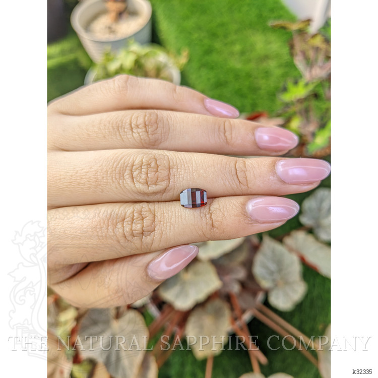 1.62 Ct. Red Almandine Garnet from Ceylon (Sri Lanka)