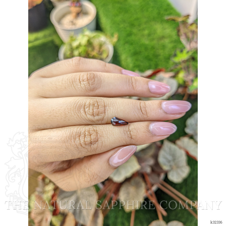 1.45 Ct. Red Almandine Garnet from Ceylon (Sri Lanka)