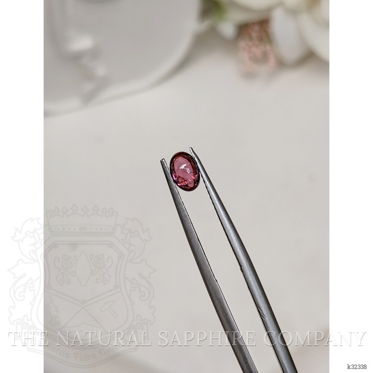 0.69 Ct. Pinkish Purple Cabochon Garnet from Ceylon (Sri Lanka)