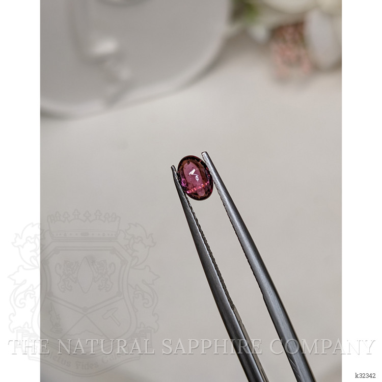 0.60 Ct. Pinkish Purple Cabochon Garnet from Ceylon (Sri Lanka)