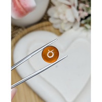 8.94 Ct. Orange Cabochon Hessonite Garnet from Madagascar Life Style