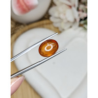 7.50 Ct. Orange Cabochon Hessonite Garnet from Madagascar Life Style
