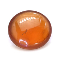 6.92 Ct. Orange Cabochon Hessonite Garnet from Madagascar Video