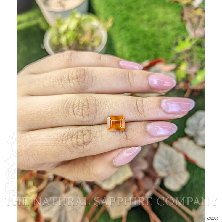 2.75 Ct. Yellowish Orange Hessonite Garnet from Madagascar
