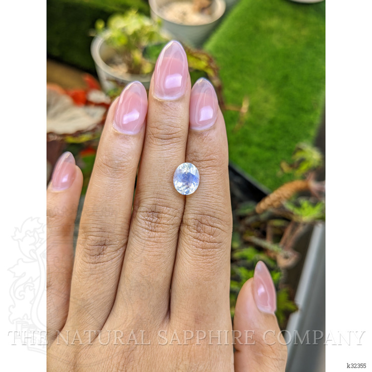 2.25 Ct. Rainbow Moonstone from Ceylon (Sri Lanka)