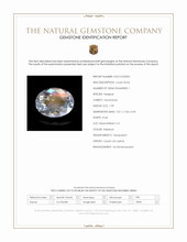 1.99 Ct. Rainbow Moonstone from Ceylon (Sri Lanka) Scan Report