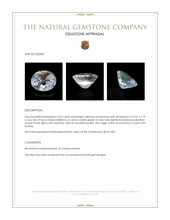 2.22 Ct. Rainbow Moonstone from Ceylon (Sri Lanka) Appraisal