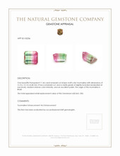 11.46 Ct. Tourmaline from Brazil Appraisal