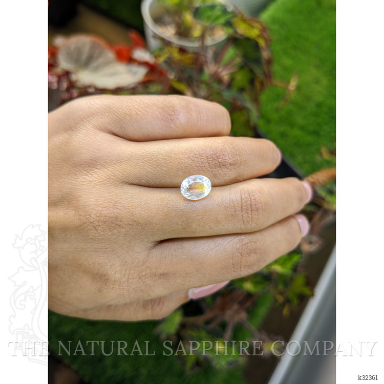 2.11 Ct. Rainbow Moonstone from Ceylon (Sri Lanka)