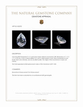 2.12 Ct. Rainbow Moonstone from Ceylon (Sri Lanka) Appraisal