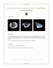 1.96 Ct. Rainbow Moonstone from Ceylon (Sri Lanka) Appraisal