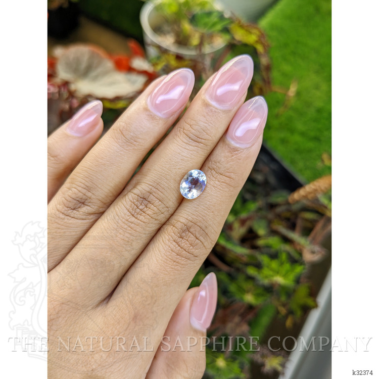 1.96 Ct. Rainbow Moonstone from Ceylon (Sri Lanka)