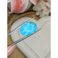 19.84 Ct. Blue Cabochon Turquoise from Persia(Iran) Life Style