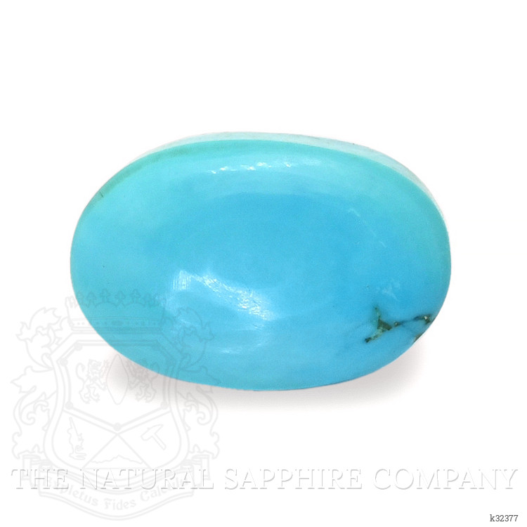 13.39 Ct. Blue Cabochon Turquoise from Persia(Iran)