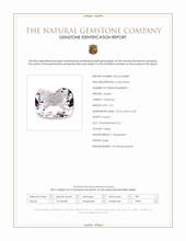 2.51 Ct. Purple Amethyst from Brazil Scan Report