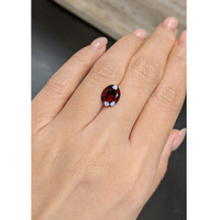 2.99 Ct. Red Garnet from Tanzania Life Style