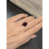 4.88 Ct. Red Garnet from Tanzania Life Style