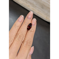4.00 Ct. Orangish Red Garnet from Tanzania Life Style
