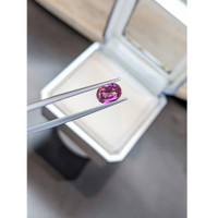 1.38 Ct. Purple Rhodolite Garnet from Tanzania Life Style