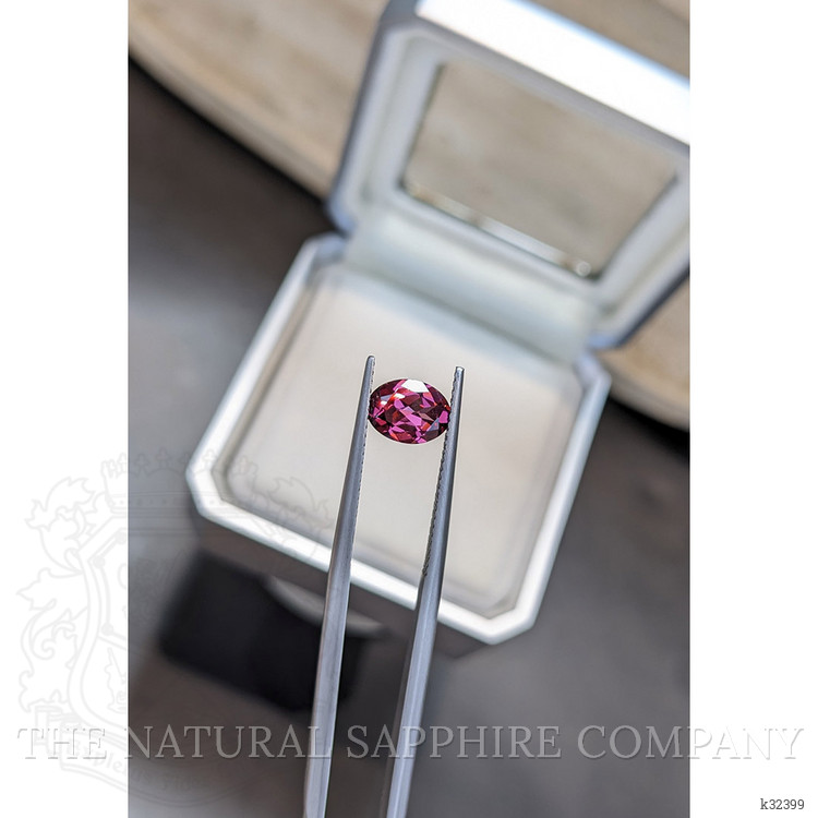 1.27 Ct. Purple Rhodolite Garnet from Tanzania