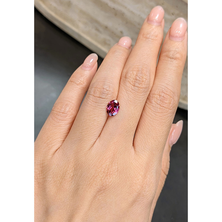 1.27 Ct. Purple Rhodolite Garnet from Tanzania