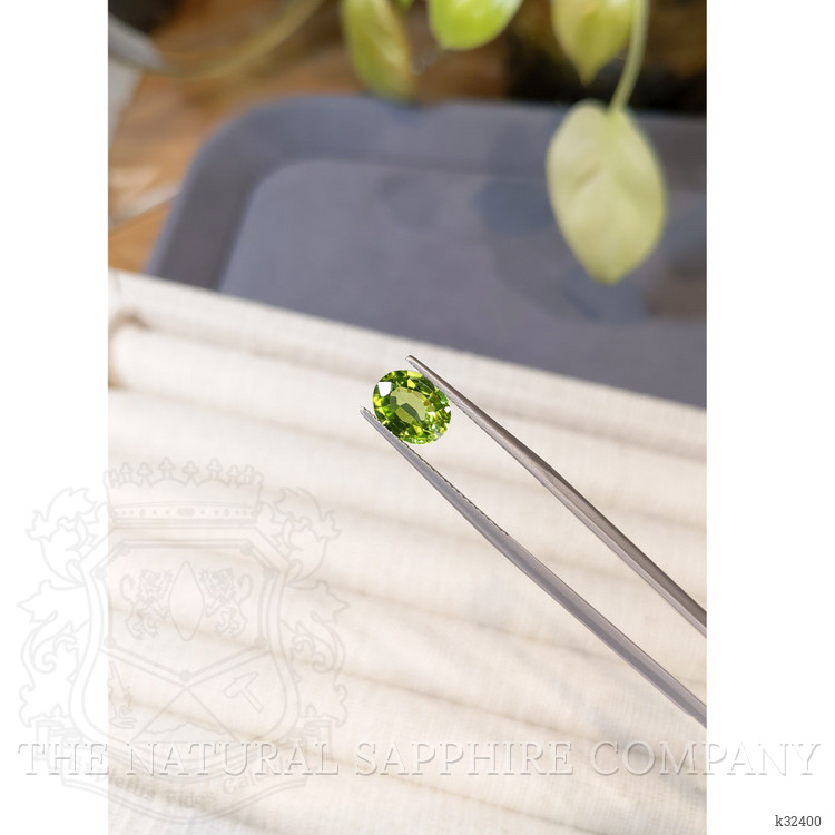 1.78 Ct. Green (Lime Green) Peridot from Burma (Myanmar)