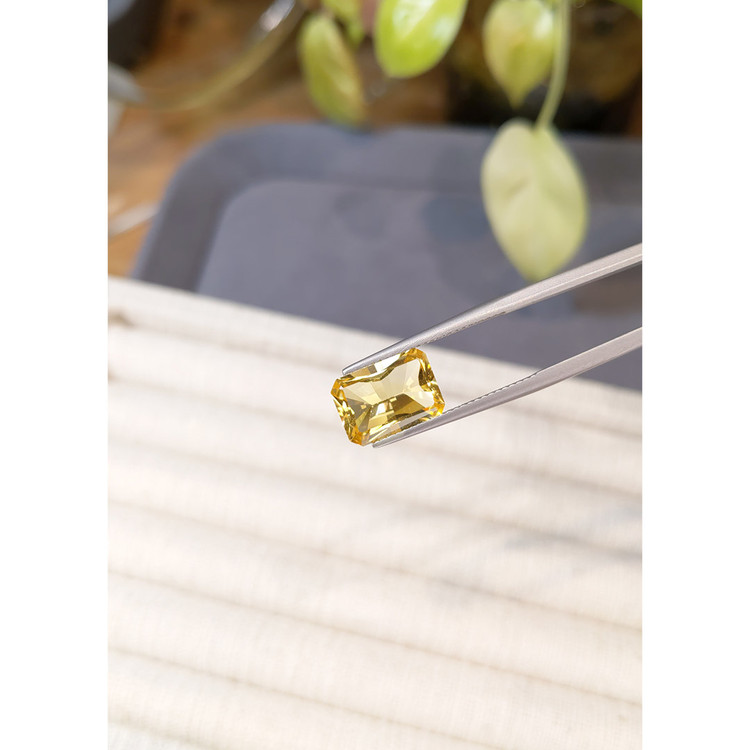 3.72 Ct. Orangish Yellow Citrine from Brazil
