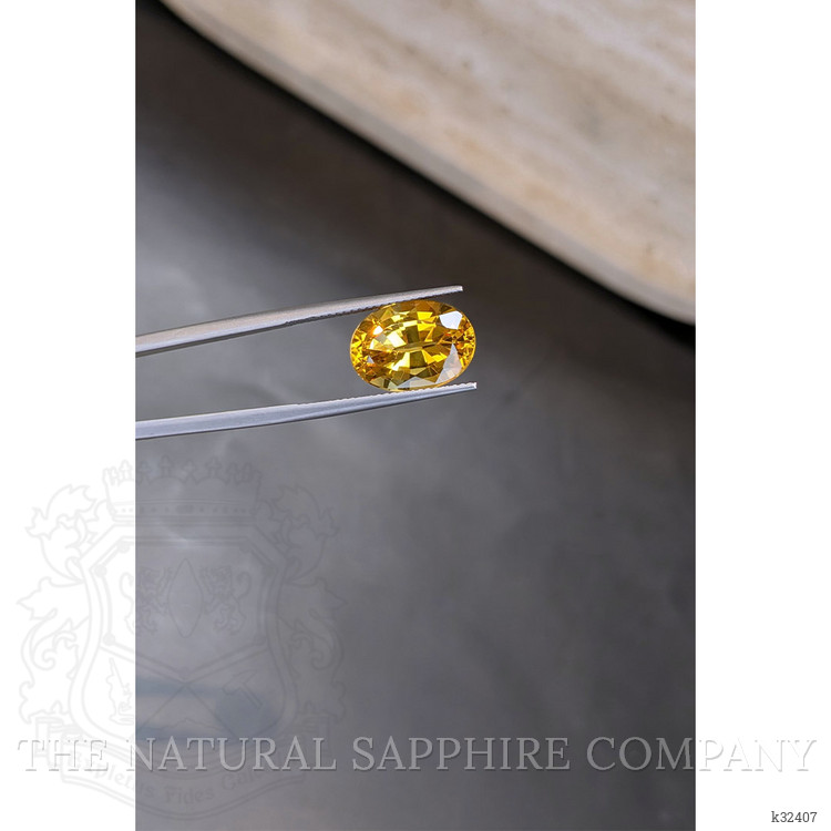 6.21 Ct. Orangish Yellow Citrine from Brazil