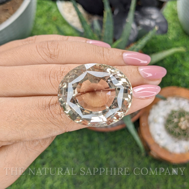 105.40 Ct. Yellowish Brown Citrine from Ceylon (Sri Lanka)