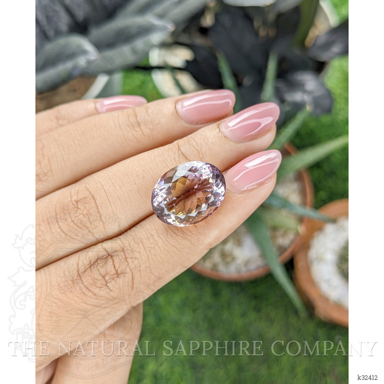 12.10 Ct. Bi Color Ametrine from Ceylon (Sri Lanka)