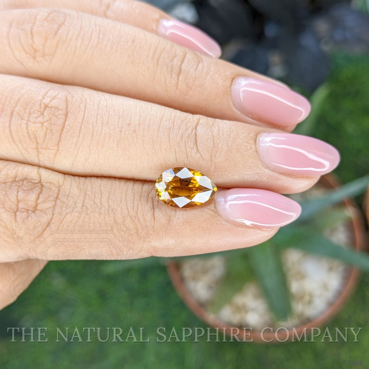 2.23 Ct. Orangish Brown Tourmaline from Ceylon (Sri Lanka)