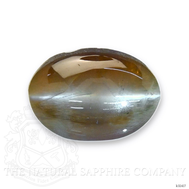 2.06 Ct. Brown Cabochon Cat’s Eye Chrysoberyl from Ceylon (Sri Lanka)