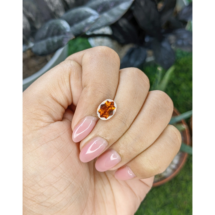 2.62 Ct. Orange Hessonite Garnet
