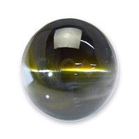 12.67 Ct. Yellowish Green Cabochon Cat’s Eye Chrysoberyl from Ceylon (Sri Lanka) Video