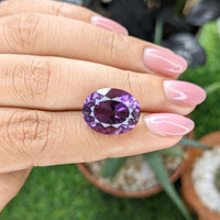 10.13 Ct. Purple Amethyst from Madagascar Life Style