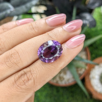 10.13 Ct. Purple Amethyst from Madagascar Life Style
