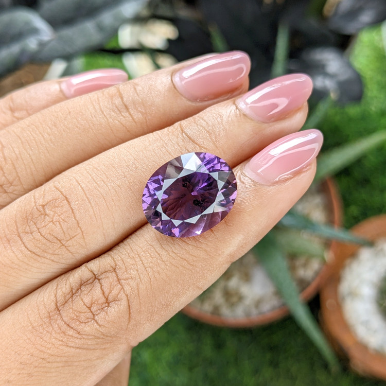 10.13 Ct. Purple Amethyst from Madagascar