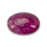 8.82 Ct. Purplish Red Cabochon Rubellite Tourmaline from Madagascar Video