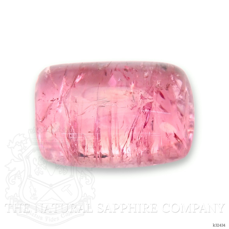 6.46 Ct. Reddish Pink Cabochon Rubellite Tourmaline from Madagascar