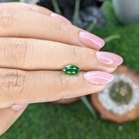 1.01 Ct. Tsavorite Garnet from Tanzania Life Style