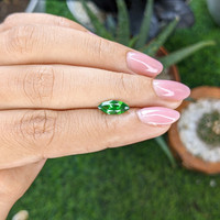 1.13 Ct. Tsavorite Garnet from Tanzania Life Style