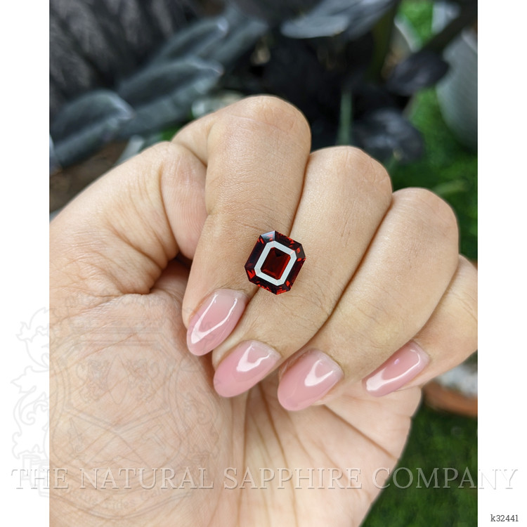 4.35 Ct. Red Garnet from Ceylon (Sri Lanka)